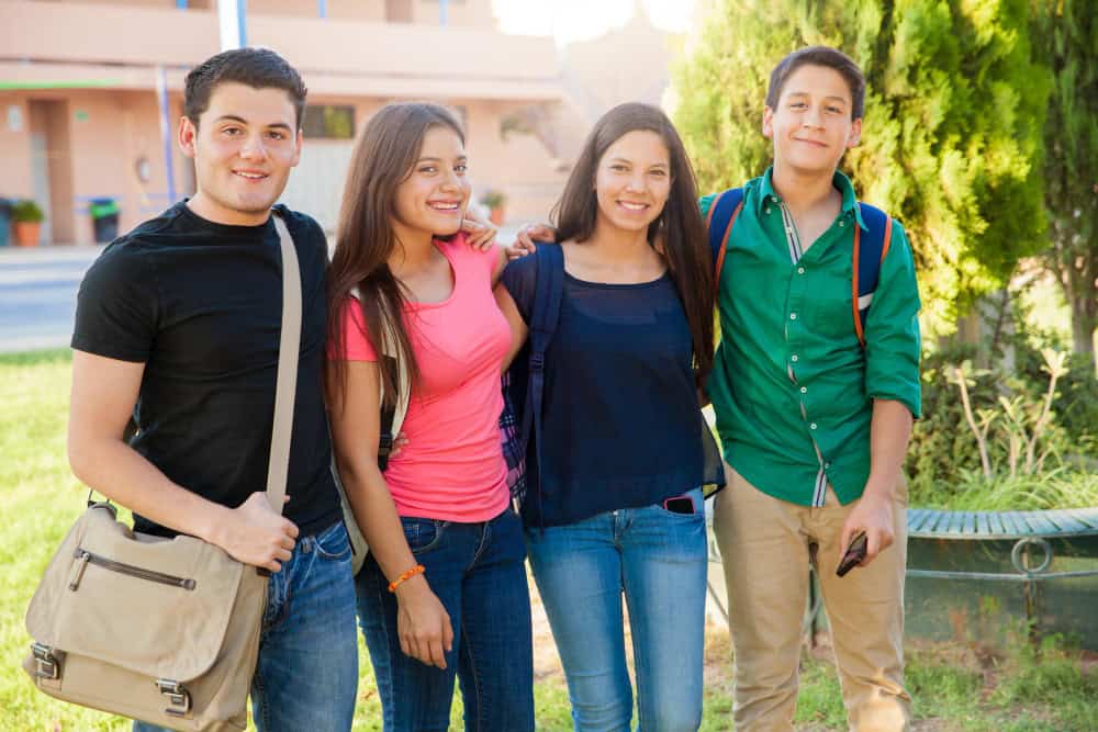 Foto de estudiantes